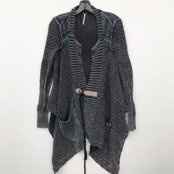 Free People Sweaters - Free People Draped Boho Cardigan Knit #1470